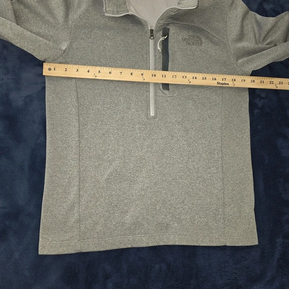 The North Face Men's Half Zip Pullover Sweatshirt Gray‎ Size Medium